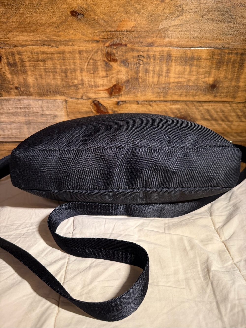 Coach Black Crossbody with Tan Leather Trim and Gold Hardware - Picture 10 of 10